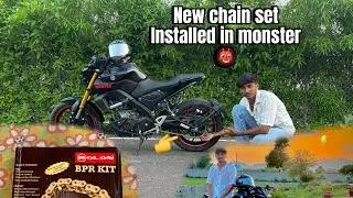 New chain set installed 👌 || #views #viral #rider #explorepage #mt15loverz #modifiedmt15 #vlogging .