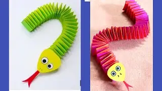 How to make paper snake/origami snake/paper snake/Diy paper snake/#shorts