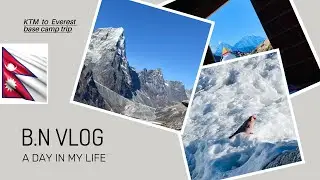 Everest base camp/Himalayan range view/Climbing everest/First ride/helicopter trip....4k full video.