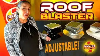 Solar Mega RoofBlaster Adjustable Vent Features