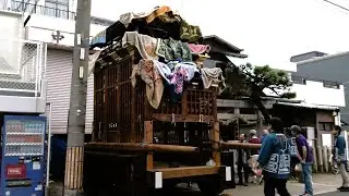 【 名古屋まつり山車揃の２週間前 】河水車・王羲之車の支度