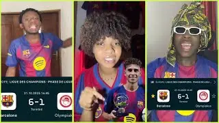 BAR&Ccedil;A 6-1 OLYMPIAKOS : FERMIN LOPEZ EXCEPTIONNEL MVP : RASHFORD DOUBLET