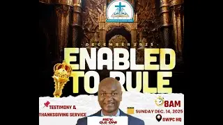 ENABLED TO RULE || REV'D ONI || SUNDAY SERVICE