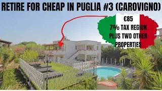 How to Retire in Puglia for Cheap Part 3 | Retire in Italy For Cheap | Retire in Carovigno, Italy