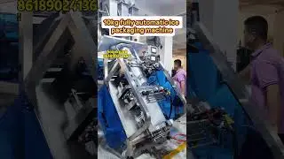 10kg fully automatic ice packaging machine #icepackagingmachine