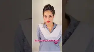 That one girl in school with too much attitude 😎 |Divya Gupta #funny #schoolmemories