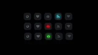 Glowing Gradient Icon Hover Effects  Html CSS and Fontawesome Icon | Tutorials Design