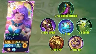 TOP GLOBAL FLORYN TANK BUILD IS BACK!! (100% BROKEN) | MUST TRY | MLBB