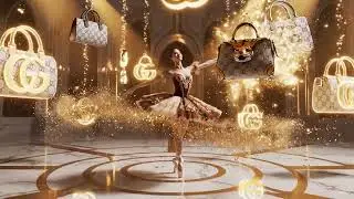 AI Generated CGI Ad: The Dance of Gucci - Where Art Meets Luxury  #AIADS  #advertising #fashion