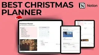 How to Stay Organized on Christmas Using Notion | Best Christmas Planner 2024 | Gift Tracker
