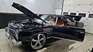 Chevrolet Caprice LS 1973 года, замененный на 26-дюймовые диски Forgiato