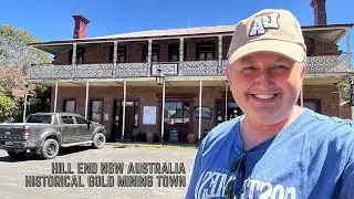 Exploring an Australian historical gold rush town of Hill End
