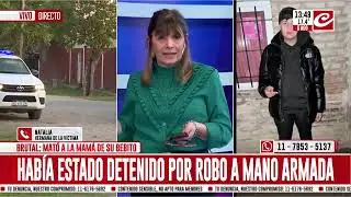 Brutal: mató a la mamá de su bebito