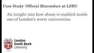 BSc Product Design at London South Bank University LSBU - Case Study in Description