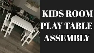 KIDS TABLE ASSEMBLY | TMS Hayden Kids 3-Piece Table and Chair Set