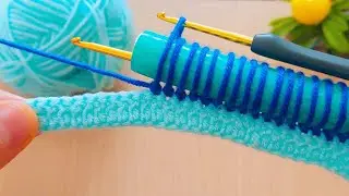 very different crochet knitting from the hose/ hortum dan &ccedil;ok değişik tığ işi &ouml;rg&uuml;