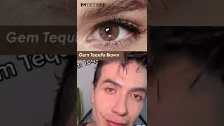 Natural Brown Colored Contacts for Men | Best for Brown Eyes | MYEYEBB