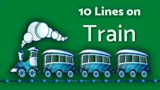Train - 10 Lines on Train | TeachMeYT