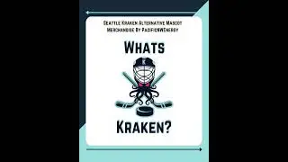 Seattle Kraken Alternative Mascot Merchandise By PacificNWEnergy 🏒🐙