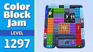 Color Block Jam Level 1297 (1298) | Every Puzzle Solved! 🎯