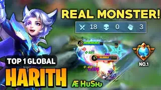 NO.1 HARITH KING Perfect Gameplay [ Top 1 Global Harith Best Build ] &AElig; H&upsilon;sԋ - Mobile Legends