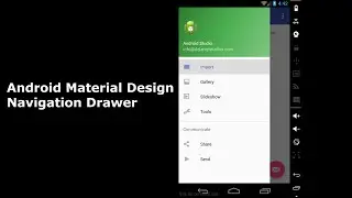 Android Material Design Navigation Drawer