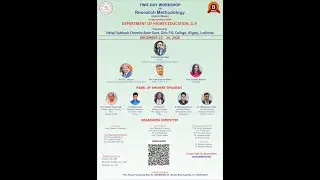 National Workshop on Research Methodology Day -1