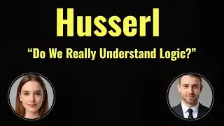 Husserl&rsquo;s Formal & Transcendental Logic 🔥 Deep Phenomenology Dialogue #philosophy  #husserl