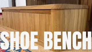 Handmade Oak Shoe Bench with Storage & Round Corners - Timelapse Build