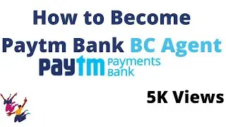 Become a Paytm Payments Bank BC Agent