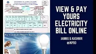Pay JKPDD Electricity Bill Online