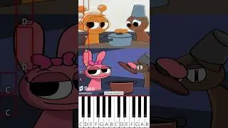 Beatbox Oren Simon and Brud COMPLETE EDITION | Sprunki (@tieanimation) - Octave Piano Tutorial