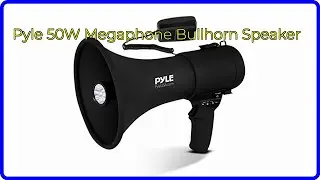 REVIEW (2025): Pyle 50W Megaphone Bullhorn Speaker. ESSENTIAL details.