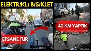 Elektrikli Bisiklet Efsane Tur, / 40 Km Yol Yaptık, / #elektriklibisiklet