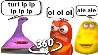 360° VR Red Larva Oi Oi Oi VS Purple Larva VS Yellow Larva Ale Ale Ale