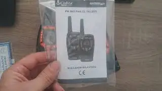 ASELSAN Cobra PM-865 2'li El telsizi (titreşim özellikli PMR telsiz)