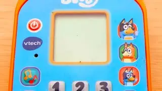 Vtech Bluey Ring Ring Phone, Learning Interactive Phone Numbers & Music,