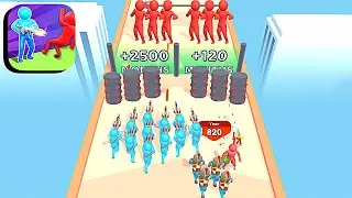 Crowd Evolution ​- All Levels Gameplay Android,ios (Levels 1-5)