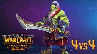 Contra las cuerdas / 4vs4 / Warcraft III Reforged