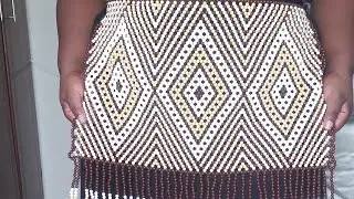 beaded zulu apron part 2| beaded apron | bead work | zulu beads