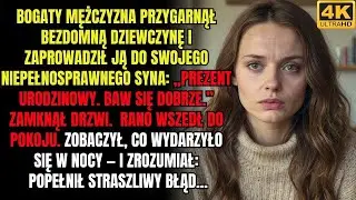 Bogacz oddał bezdomną dziewczynę niepełnosprawnemu synowi, żeby się „zabawiał”, a rano zobaczył,