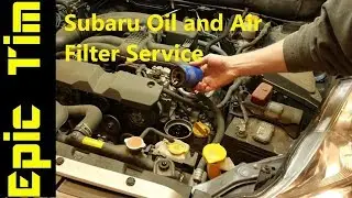 DIY - Subaru 2.5L oil, air transmission service and owner tips