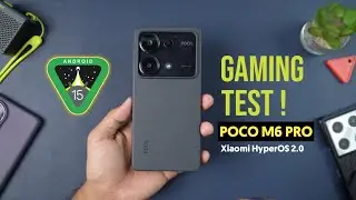 POCO M6 Pro Gaming Test HyperOS 2.0 Android 15  | Baterai Awet? ML bisa 90 Fps?