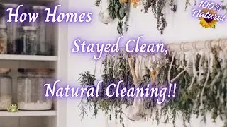 How Homes Were Cleaned Before Chemical Products Existed