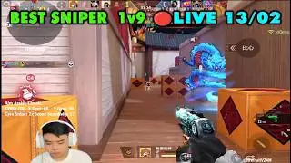 CrossFire: Legends LIVE🔴 Best Sniper China 1v9 SoloQ Rank 13/02 - CF Mobile China