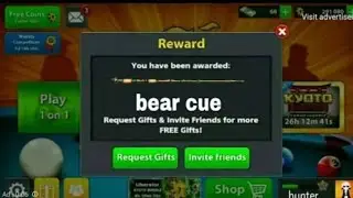 8ball Pool New Cue Reward Free 2018 PUBG.Cue Link...