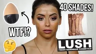 TESTING THE NEW LUSH SLAP STICK FOUNDATION ! REVIEW + WEAR TEST / FIRST IMPRESSIONS