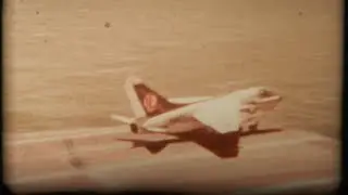 USS Forrestal CVA-59 Aircraft Carrier at Sea Planes Landing Navy 1960 8mm Film Vintage HELP IDENTIFY