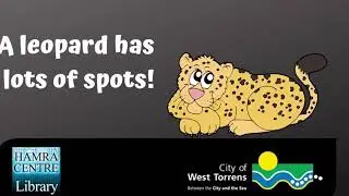 A leopard has lots of spots!