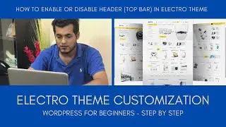 How To Enable Or Disable Header (Top Bar) in Electro Theme
